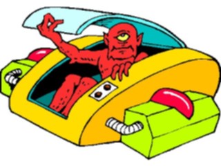 Sticker Custom Preview Image #113463 Science Fiction Space Alien Transport01