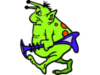 Sticker Custom Preview Image #113484 Science Fiction Space Alienwith Big Gun