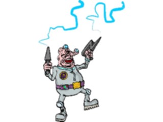 Sticker Custom Preview Image #113486 Science Fiction Space Alienwith Guns