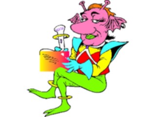 Sticker Custom Preview Image #113490 Science Fiction Space Alien Writing