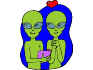 Sticker Custom Preview Image #113494 Science Fiction Space Aliensin Love2