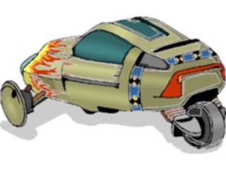 Sticker Custom Preview Image #113512 Science Fiction Space Drag Racer