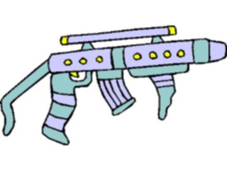 Sticker Custom Preview Image #113525 Science Fiction Space Gun8