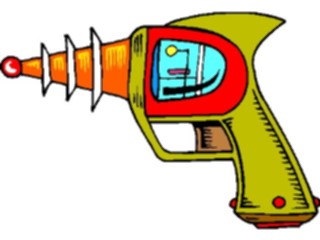 Sticker Custom Preview Image #113527 Science Fiction Space Gun Small