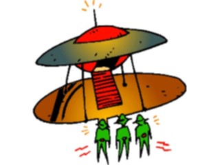 Sticker Custom Preview Image #113610 Science Fiction Space Ship Aliens2