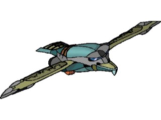 Sticker Custom Preview Image #113613 Science Fiction Space Ship Bird