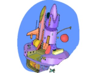 Sticker Custom Preview Image #113635 Science Fiction Space Station5