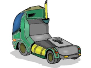 Sticker Custom Preview Image #113638 Science Fiction Space Truck