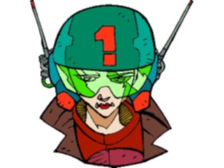 Sticker Custom Preview Image #113677 Science Fiction Spacewoman2