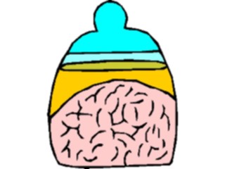 Sticker Custom Preview Image #113687 Science Fiction Specimen Brain