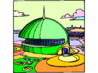 Sticker Custom Preview Image #113703 Science Fiction Spiked Dome