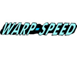 Sticker Custom Preview Image #113749 Science Fiction Warp Speed Title