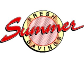 Sticker Custom Preview Image #113915 Seasons Weather Advertising Fresh Summer Savings