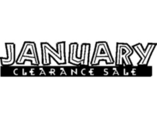 Sticker Custom Preview Image #113935 Seasons Weather Advertising January Clearance Sale