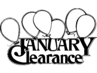 Sticker Custom Preview Image #113936 Seasons Weather Advertising January Clearance Title