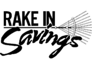 Sticker Custom Preview Image #113952 Seasons Weather Advertising Rake In Savings Title