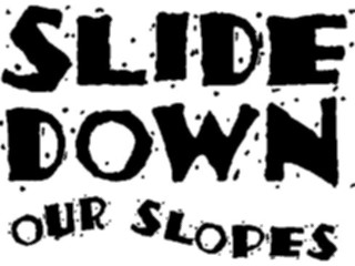 Sticker Custom Preview Image #113966 Seasons Weather Advertising Slide Down Our Slopes