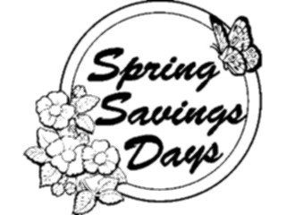 Sticker Custom Preview Image #113981 Seasons Weather Advertising Spring Savings Days Heading