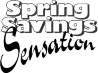 Sticker Custom Preview Image #113983 Seasons Weather Advertising Spring Savings Sensation