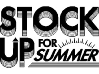 Sticker Custom Preview Image #113987 Seasons Weather Advertising Stock Up For Summer