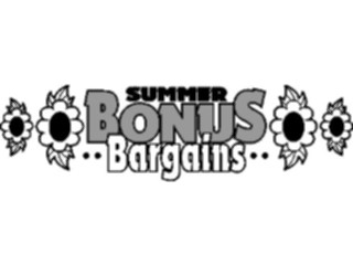 Sticker Custom Preview Image #113989 Seasons Weather Advertising Summer Bonus Bargains