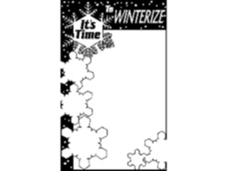 Sticker Custom Preview Image #114024 Seasons Weather Advertising Timeto Winterize Frame