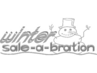 Sticker Custom Preview Image #114039 Seasons Weather Advertising Winter Sale A Bration