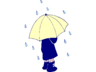 Sticker Custom Preview Image #114380 Seasons Weather Other Kidwith Umbrella4
