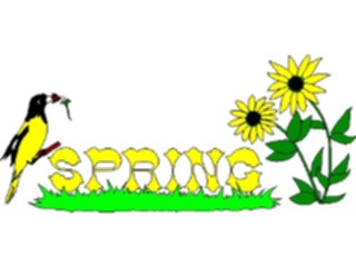 Sticker Custom Preview Image #114488 Seasons Weather Spring Spring Title06