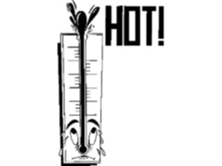 Sticker Custom Preview Image #114553 Seasons Weather Summer Thermometer Hot