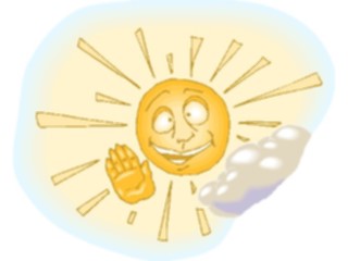 Sticker Custom Preview Image #114920 Seasons Weather Sun Moon Sun Waving