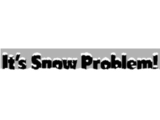 Sticker Custom Preview Image #114957 Seasons Weather Winter Itis Snow Problem Title