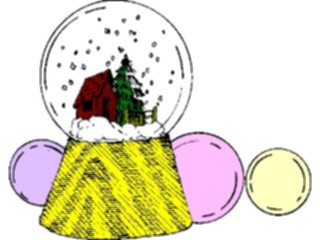 Sticker Custom Preview Image #114970 Seasons Weather Winter Snow Globe