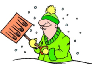 Sticker Custom Preview Image #114977 Seasons Weather Winter Snow Shoveling4