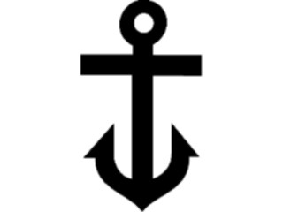 Sticker Custom Preview Image #115942 Shapes Simple Anchor