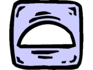 Sticker Custom Preview Image #116060 Shapes Simple Circle Half6