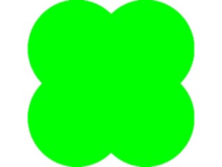 Sticker Custom Preview Image #116079 Shapes Simple Clover3