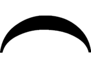 Sticker Custom Preview Image #116087 Shapes Simple Crescent