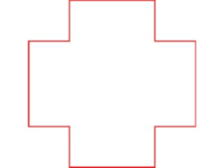 Sticker Custom Preview Image #116088 Shapes Simple Cross01