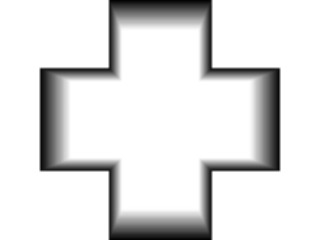 Sticker Custom Preview Image #116089 Shapes Simple Cross02