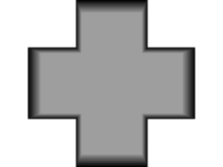 Sticker Custom Preview Image #116092 Shapes Simple Cross05