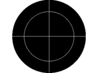 Sticker Custom Preview Image #116100 Shapes Simple Crosshairs1