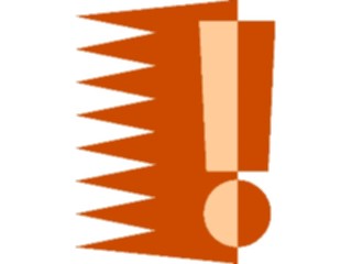 Sticker Custom Preview Image #116144 Shapes Simple Exclamation