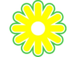 Sticker Custom Preview Image #116160 Shapes Simple Flower12