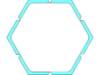 Sticker Custom Preview Image #116179 Shapes Simple Hexagon03