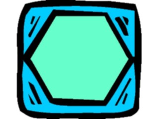 Sticker Custom Preview Image #116184 Shapes Simple Hexagon08