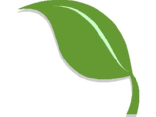 Sticker Custom Preview Image #116195 Shapes Simple Leaf4