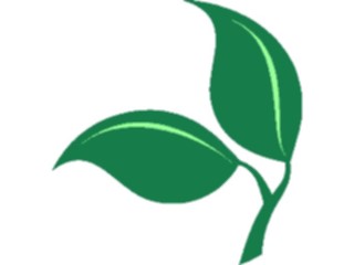 Sticker Custom Preview Image #116196 Shapes Simple Leaf5