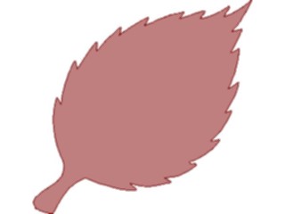 Sticker Custom Preview Image #116198 Shapes Simple Leaf7