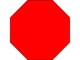 Sticker Custom Preview Image #116213 Shapes Simple Octagon1
